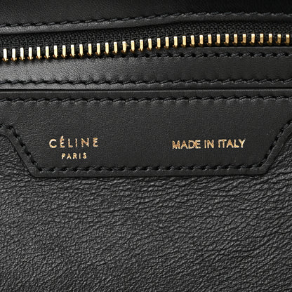 Celine Smooth Calfskin Suede Medium Tri-Color Trapeze Royal Blue 6 of 12