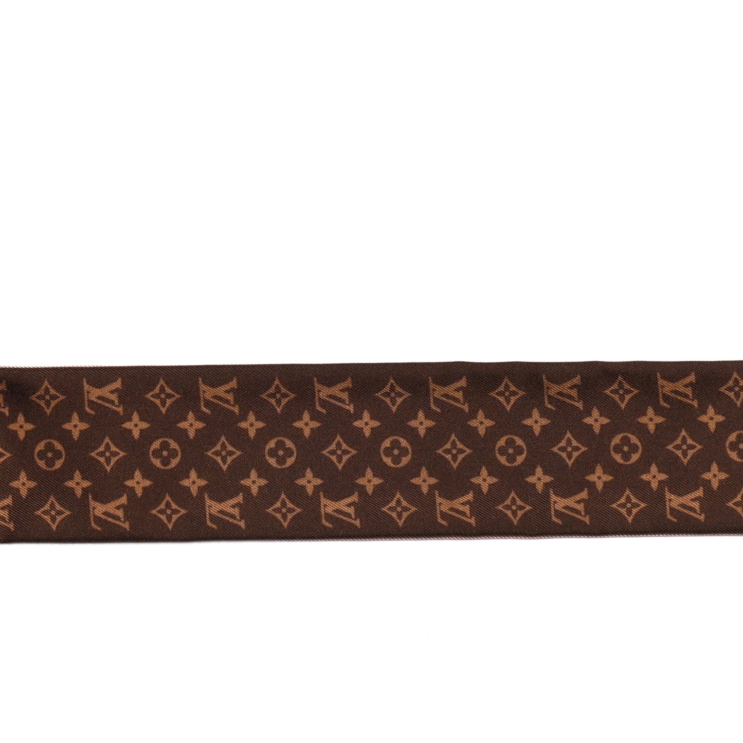 Silk Monogram LV Stories BB Bandeau Nude