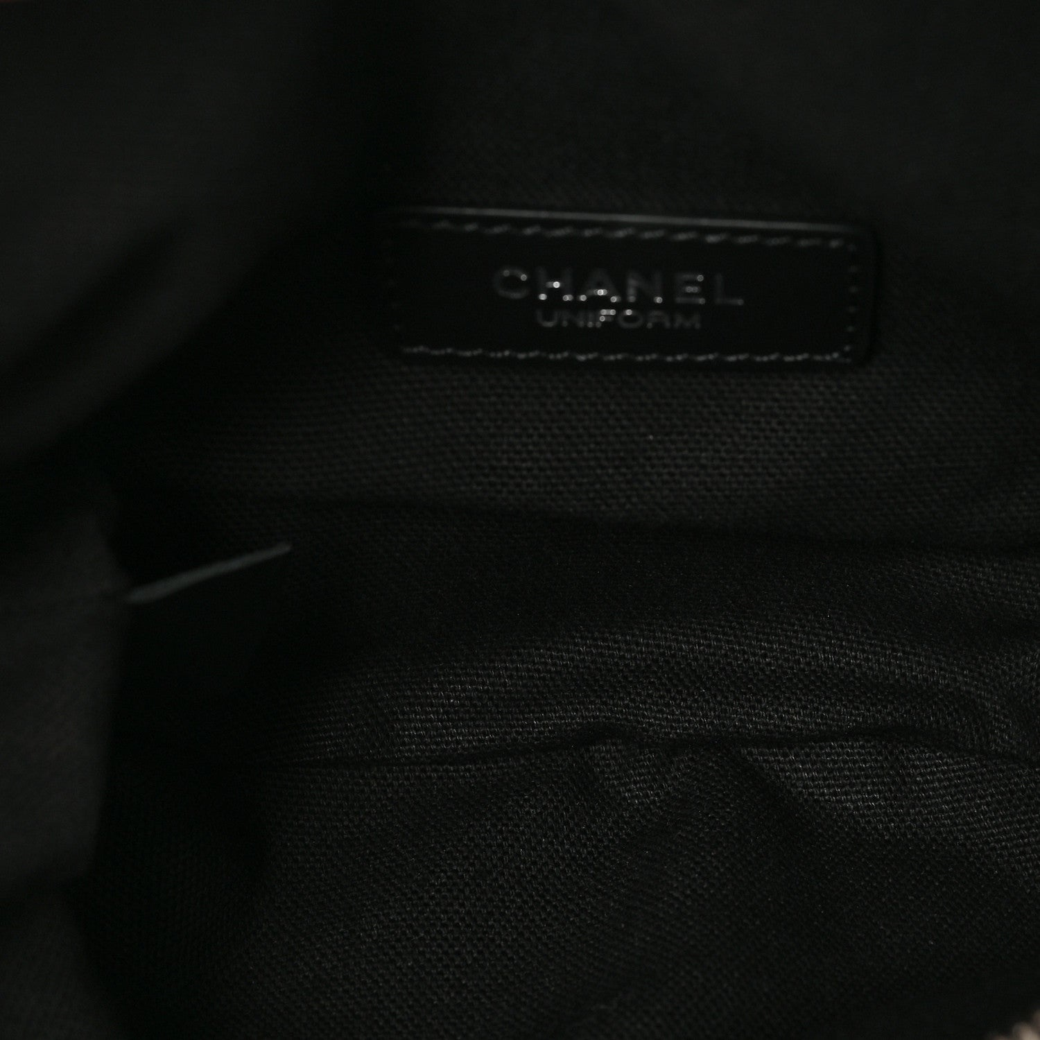 Chanel Calfskin Quilted Waist Belt Bag Black 5 of 9