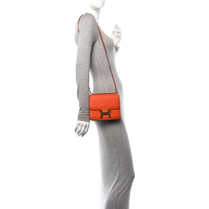 Hermes Epsom Constance 18 Orange 2 of 11