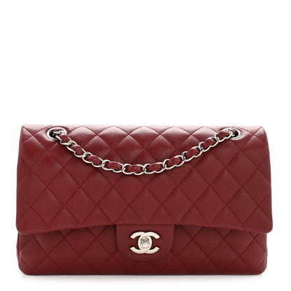 Chanel Caviar Quilted Medium Double Flap Burgundy 1 of 12