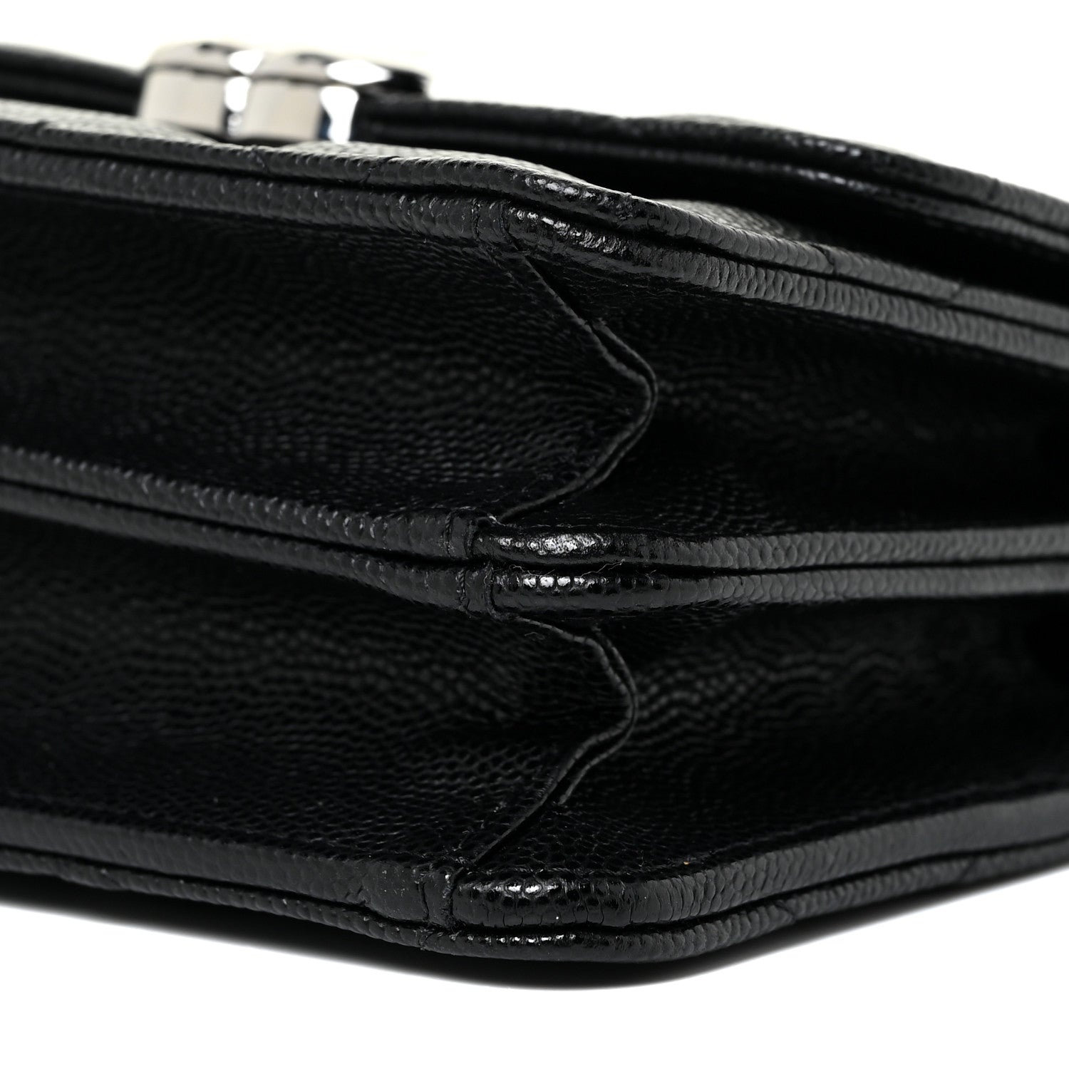 Chanel Caviar Quilted Pick Me Up Clutch With Chain Black 12 of 17