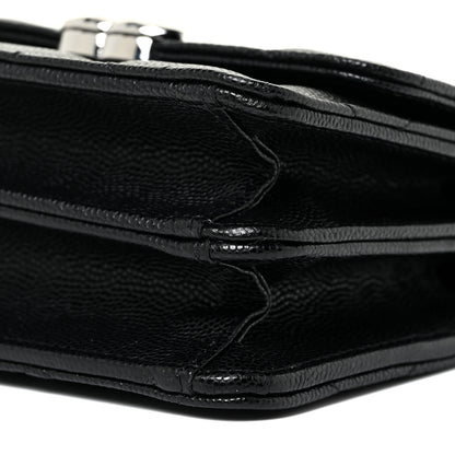 Chanel Caviar Quilted Pick Me Up Clutch With Chain Black 12 of 17