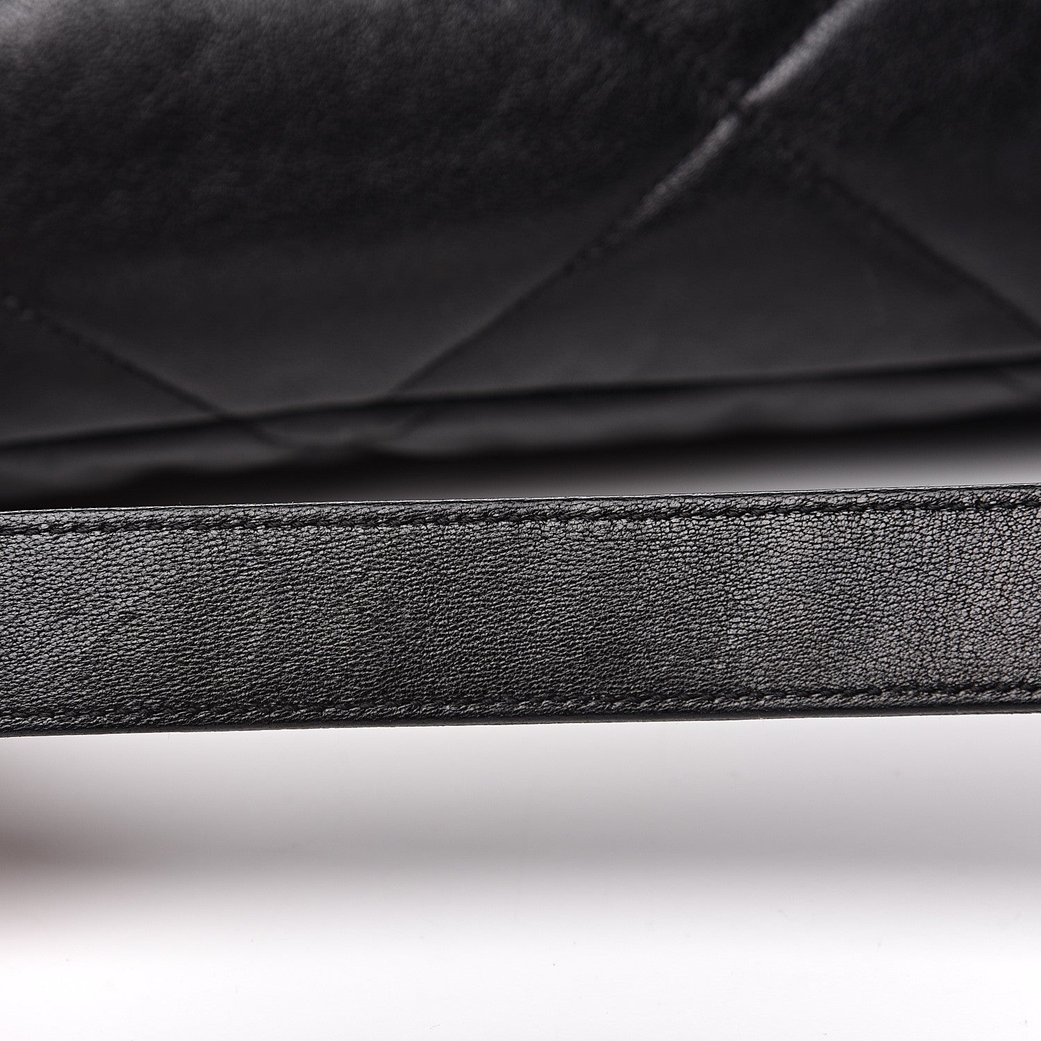Chanel Lambskin Quilted Large 19 Flap Black 13 of 14