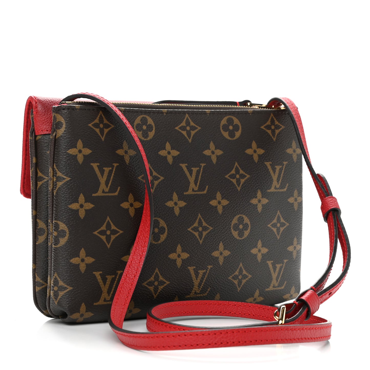 Monogram Twice Pochette Cherry