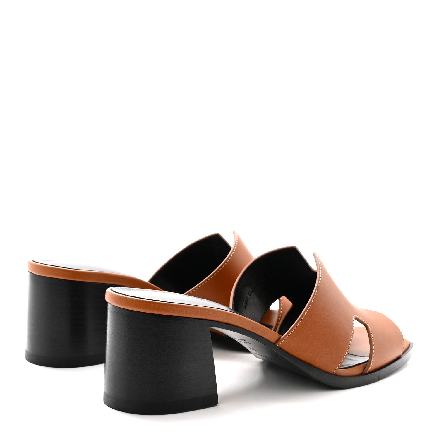 Hermes Calfskin Helia 60 Sandals 39 Gold 5 of 9