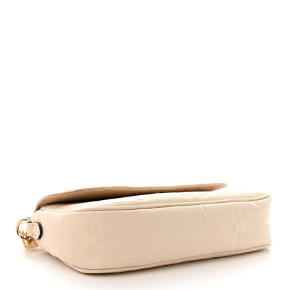 Louis Vuitton Empreinte Monogram Giant Ivy Wallet On Chain Cream 4 of 9
