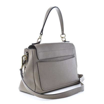 Chloe Calfskin Small Faye Day Shoulder Bag Motty Grey 5 of 19