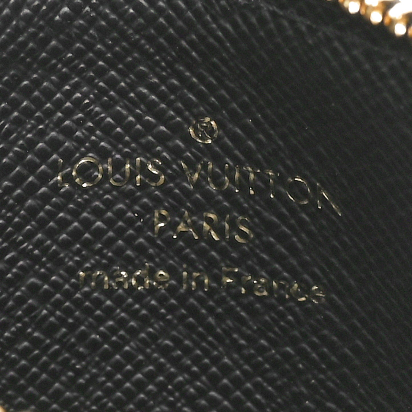 Reverse Monogram Zipped Romy Card Holder