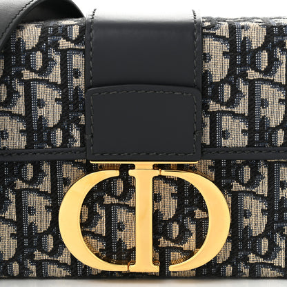 Christian Dior Oblique 30 Montaigne Box Bag Blue 8 of 11