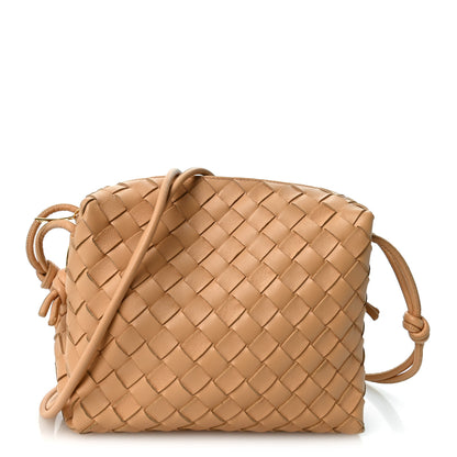 Bottega Veneta Nappa Intrecciato Small Loop Camera Bag Almond 1 of 9