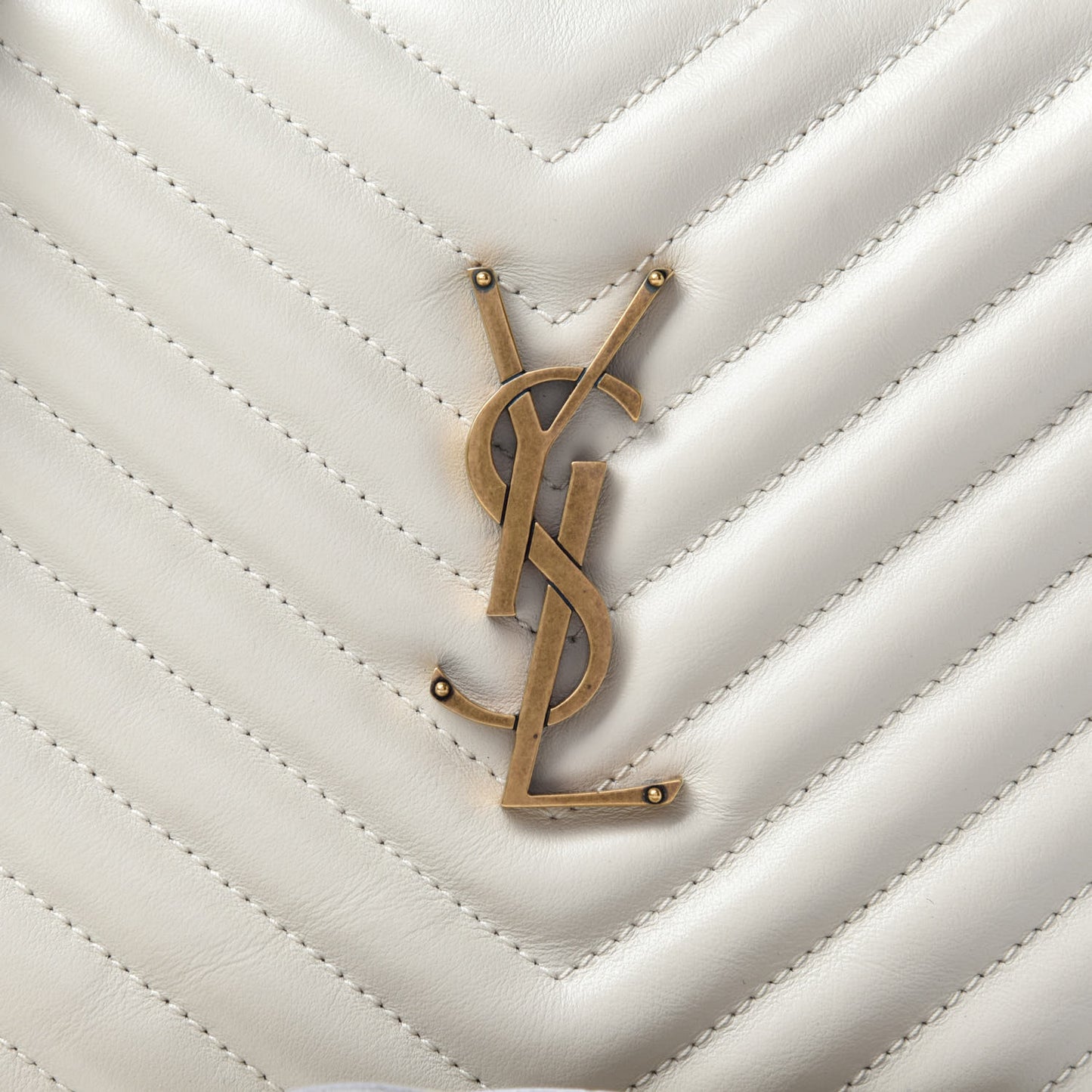 Calfskin Matelasse Monogram Lou Camera Bag Crema Soft