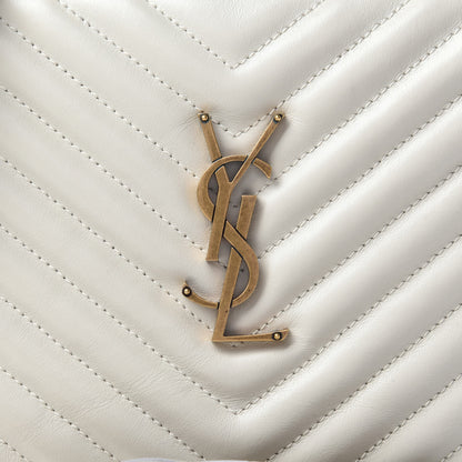 Saint Laurent Calfskin Matelasse Monogram Lou Camera Bag Crema Soft 10 of 10