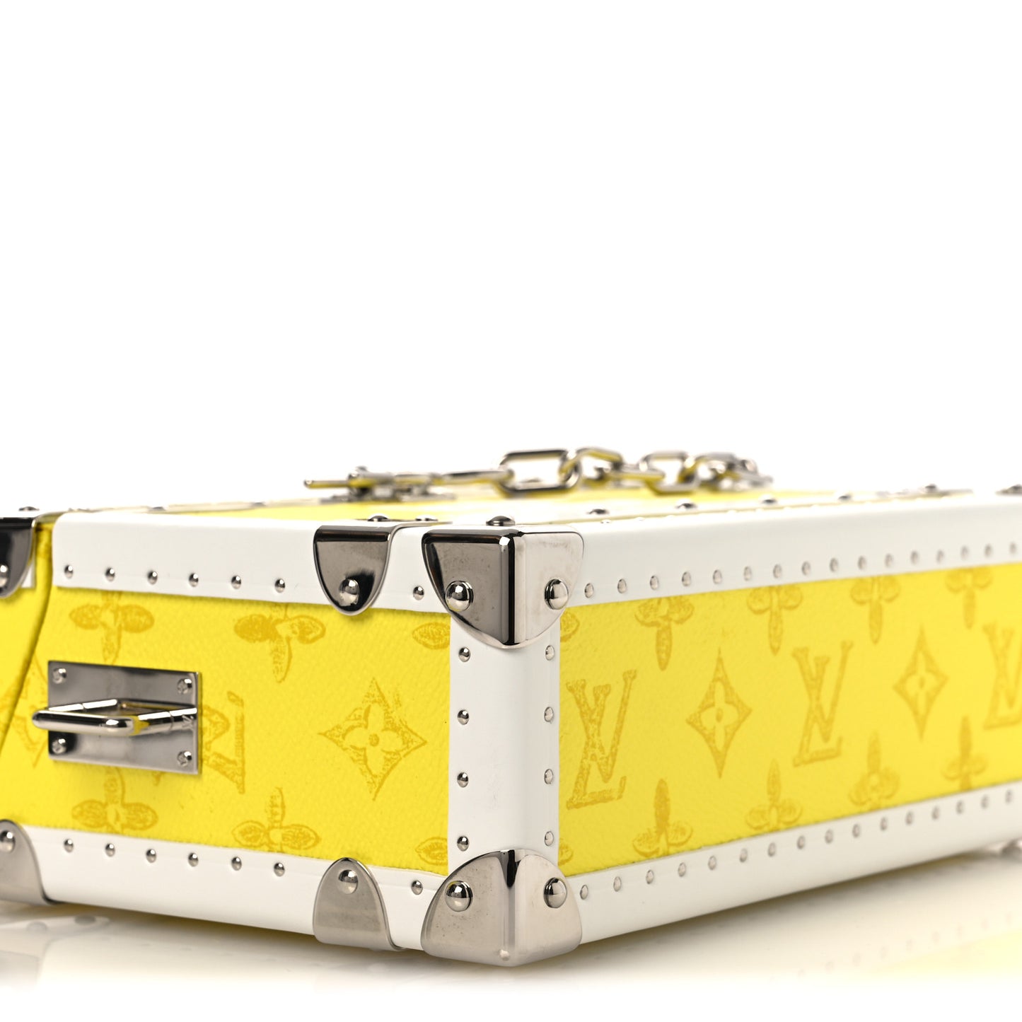 Vintage Monogram Everyday LV Clutch Trunk Jaune