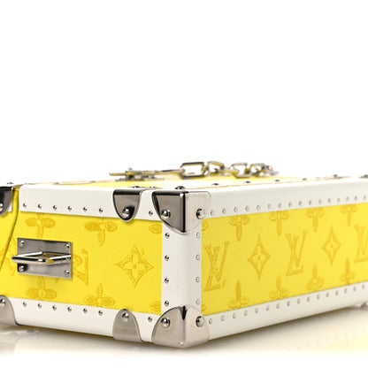 Louis Vuitton Vintage Monogram Everyday LV Clutch Trunk Jaune 7 of 8