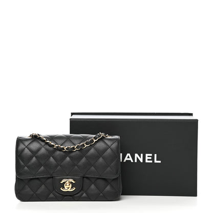 Chanel Caviar Quilted Mini Rectangular Flap Black 12 of 12
