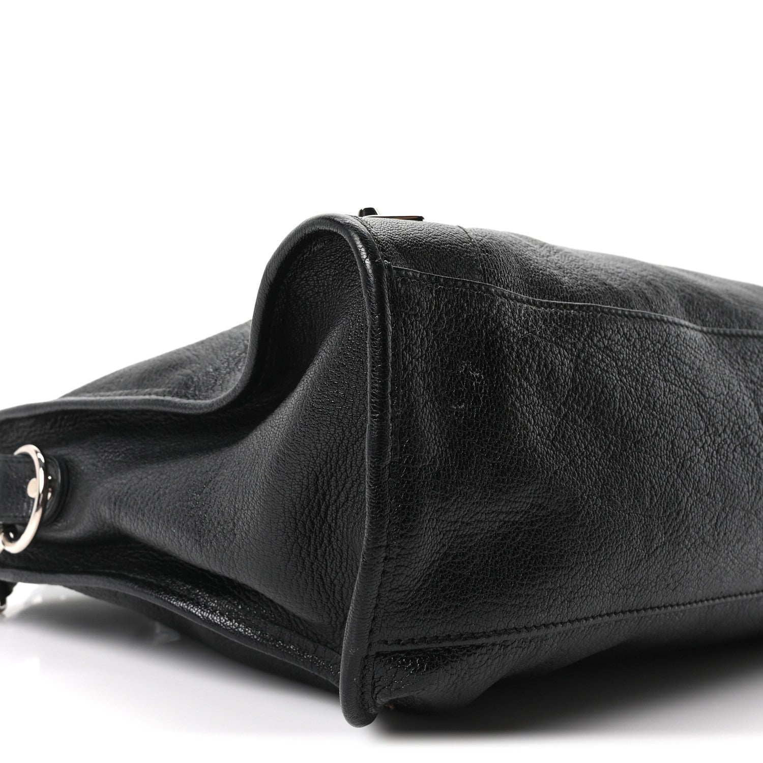 Balenciaga Chevre Silver Metallic Edge Hardware City Black 9 of 10