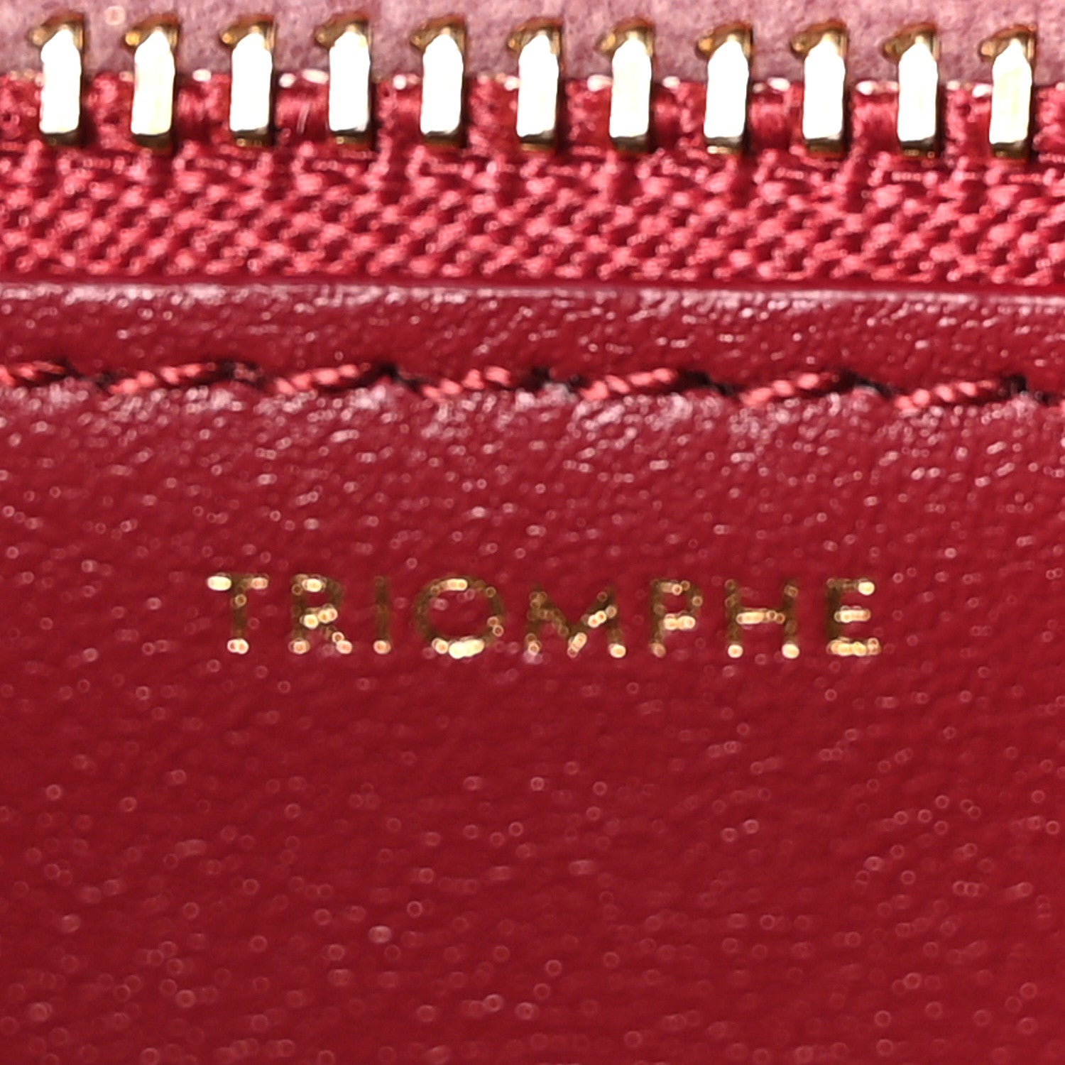 Celine Shiny Calfskin Chain Besace Triomphe Carmin 7 of 10