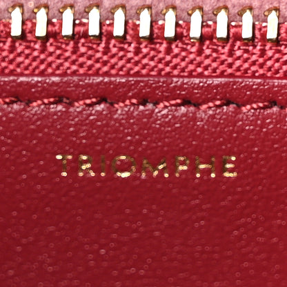 Celine Shiny Calfskin Chain Besace Triomphe Carmin 7 of 10