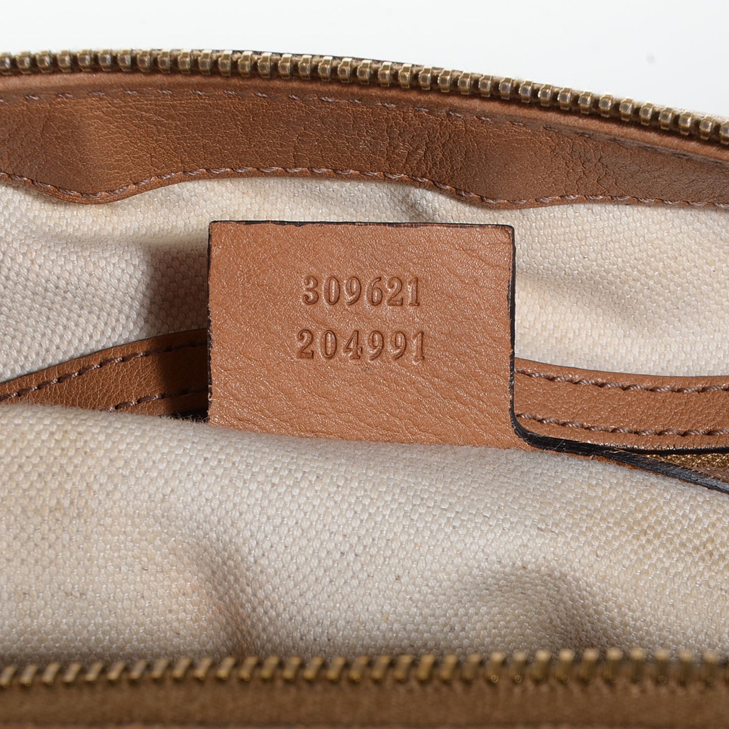 Monogram Web Medium Rania Top Handle Bag Khaki