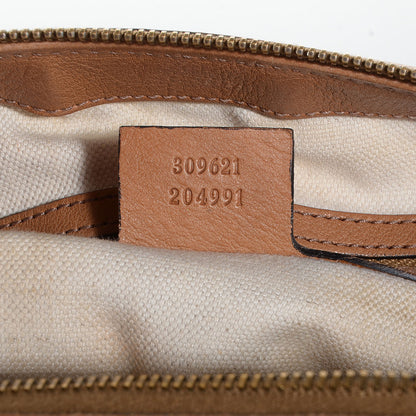 Gucci Monogram Web Medium Rania Top Handle Bag Khaki 7 of 8