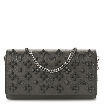 Christian Louboutin Calfskin Spikes Loubinthesky Paloma Wallet On Chain Rocket 1 of 8