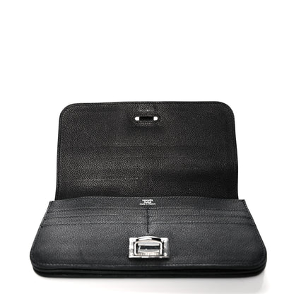Hermes Evercolor Sac Chaine D'Ancre Shoulder Bag Black 11 of 13