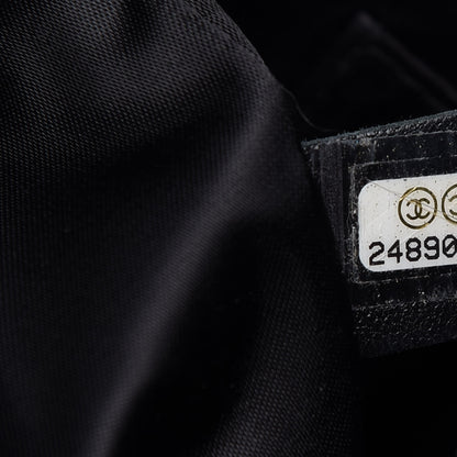 Chanel Lurex Knit Mini Pluto Glitter Backpack Black 9 of 10