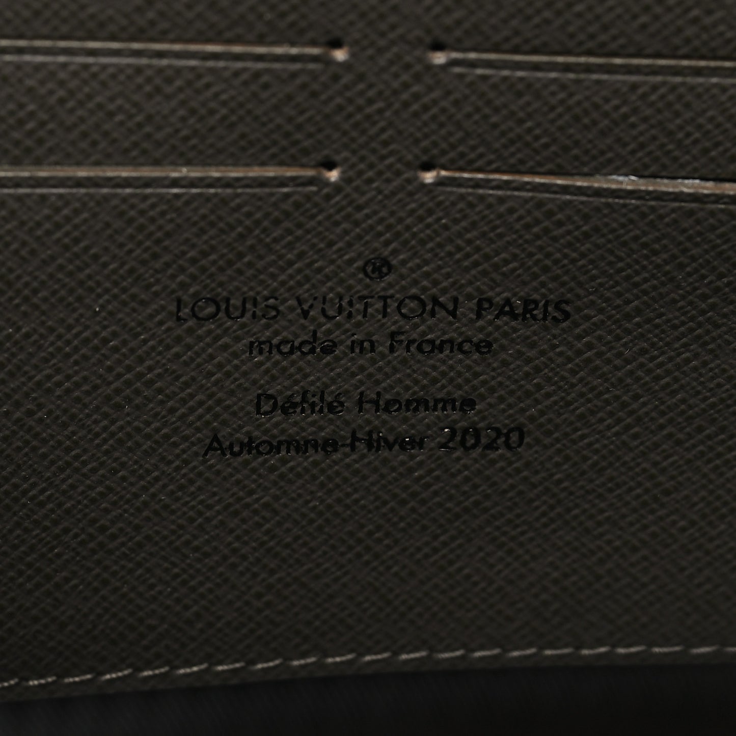 Taiga Monogram Soft Trunk Wallet Khaki Green