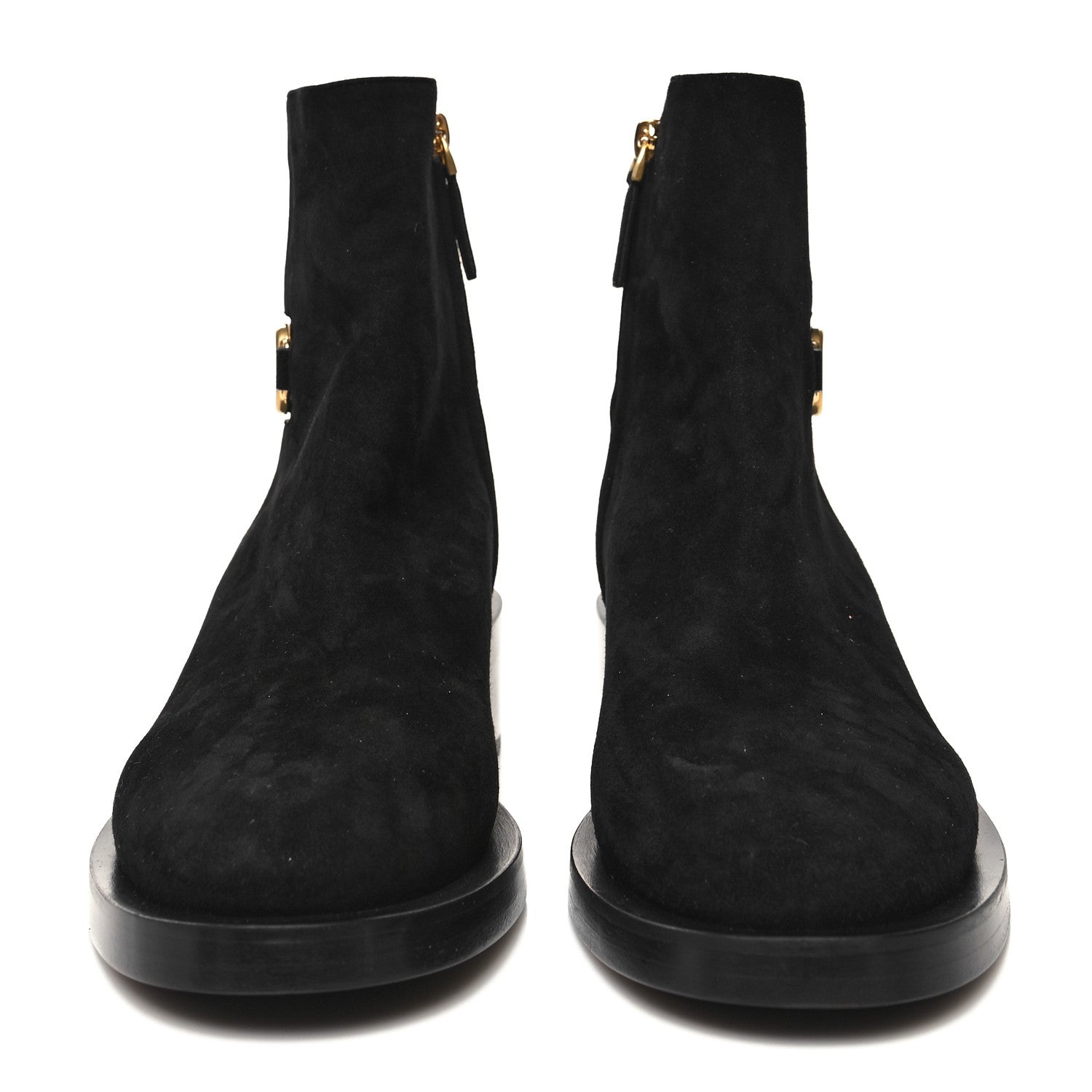 Valentino Garavani Suede VLogo 30mm Ankle Boots 39 Black 2 of 9