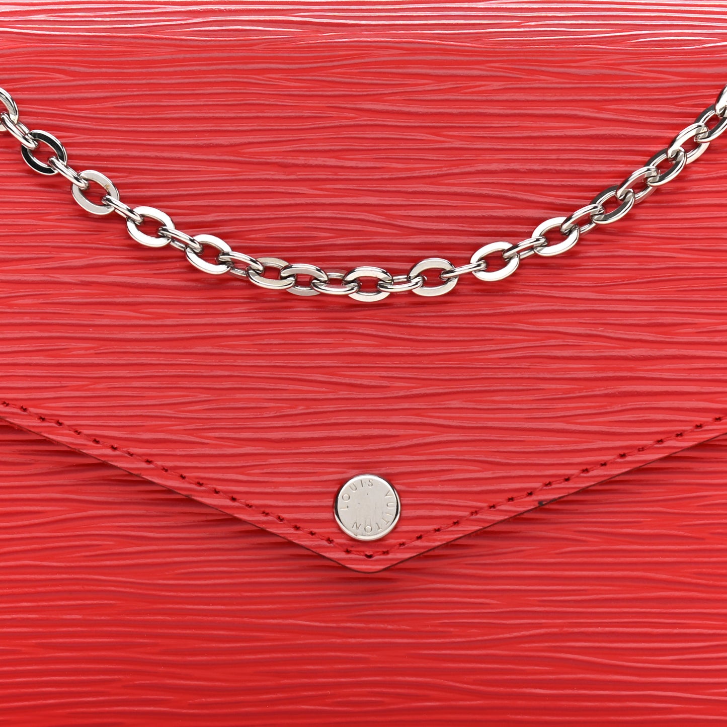 Epi Pochette Felicie Coquelicot