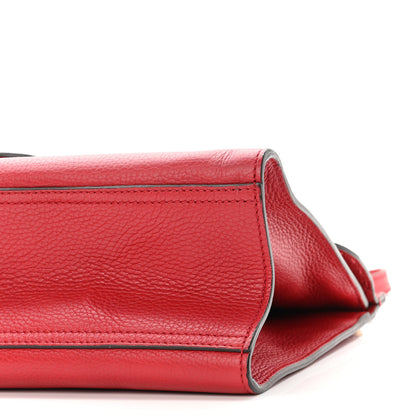 Gucci Calfskin Small GG Marmont Top Handle Bag Vulcanic Red 10 of 10