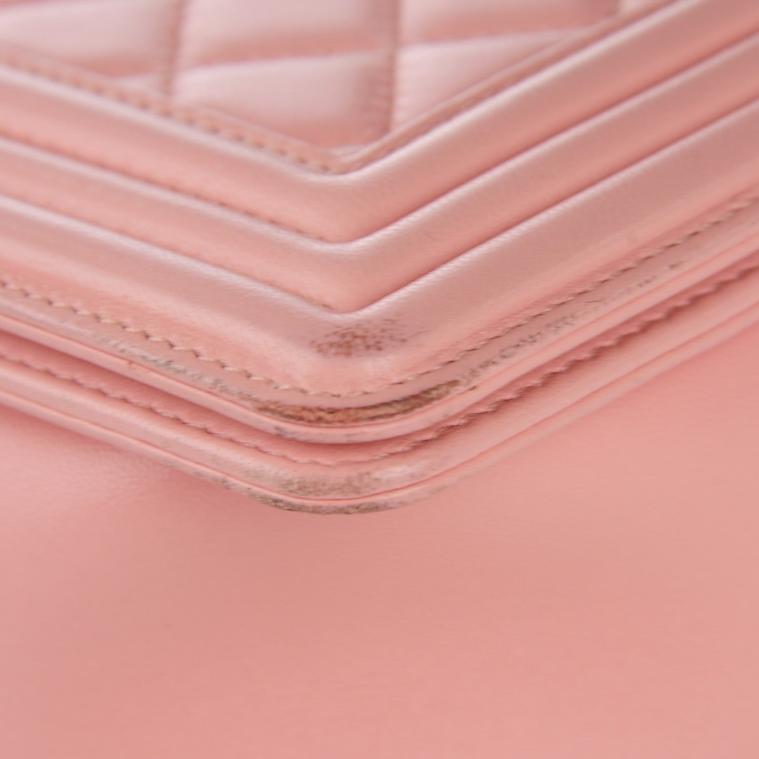 Chanel Lambskin Quilted New Medium Boy Flap Light Pink 12 of 12