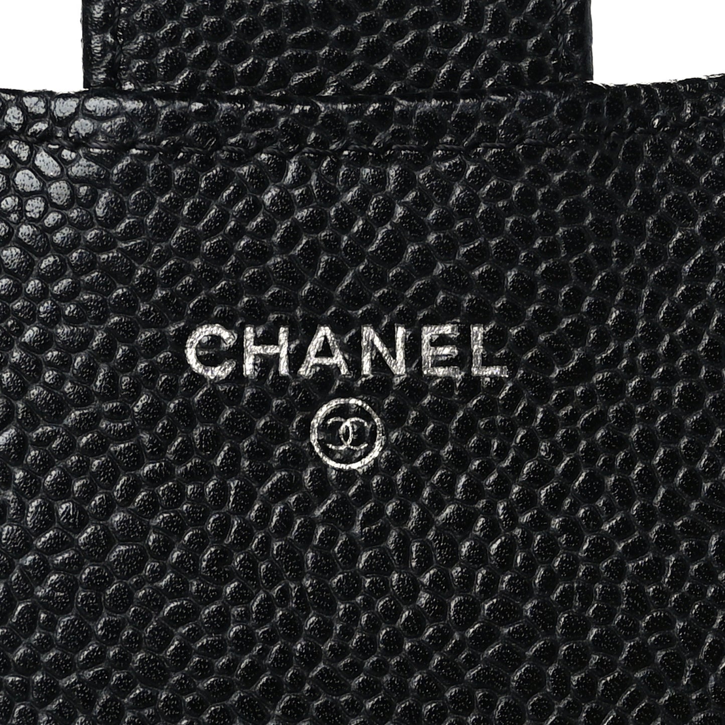 Caviar Quilted Large Gusset Flap Wallet Black