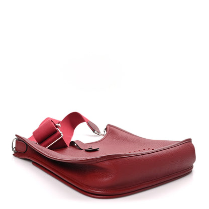 Hermes Taurillon Clemence Evelyne III PM Rubis 4 of 10