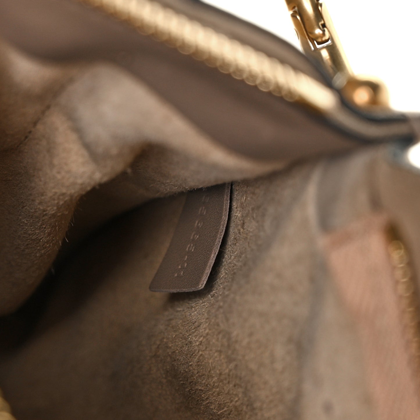 Grained Calfskin Small Hayley Hobo Motty Grey