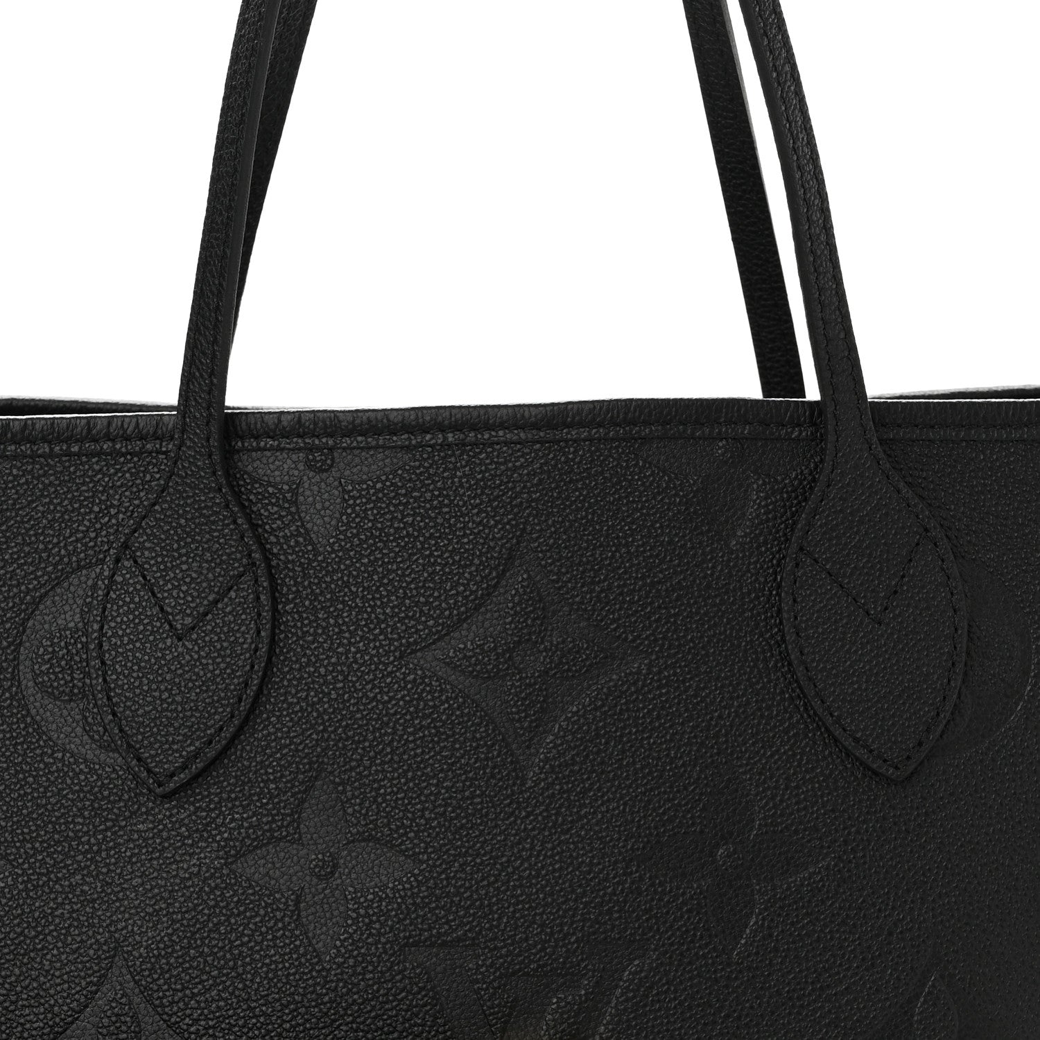Louis Vuitton Empreinte Monogram Giant Neverfull MM Black 7 of 10