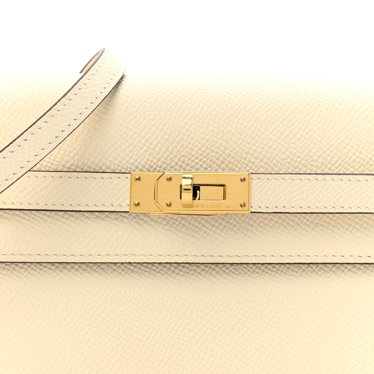 Hermes Epsom Verso Kelly Wallet To Go Nata Sesame 7 of 10