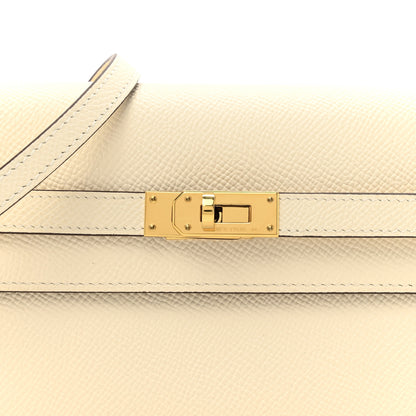 Hermes Epsom Verso Kelly Wallet To Go Nata Sesame 7 of 10