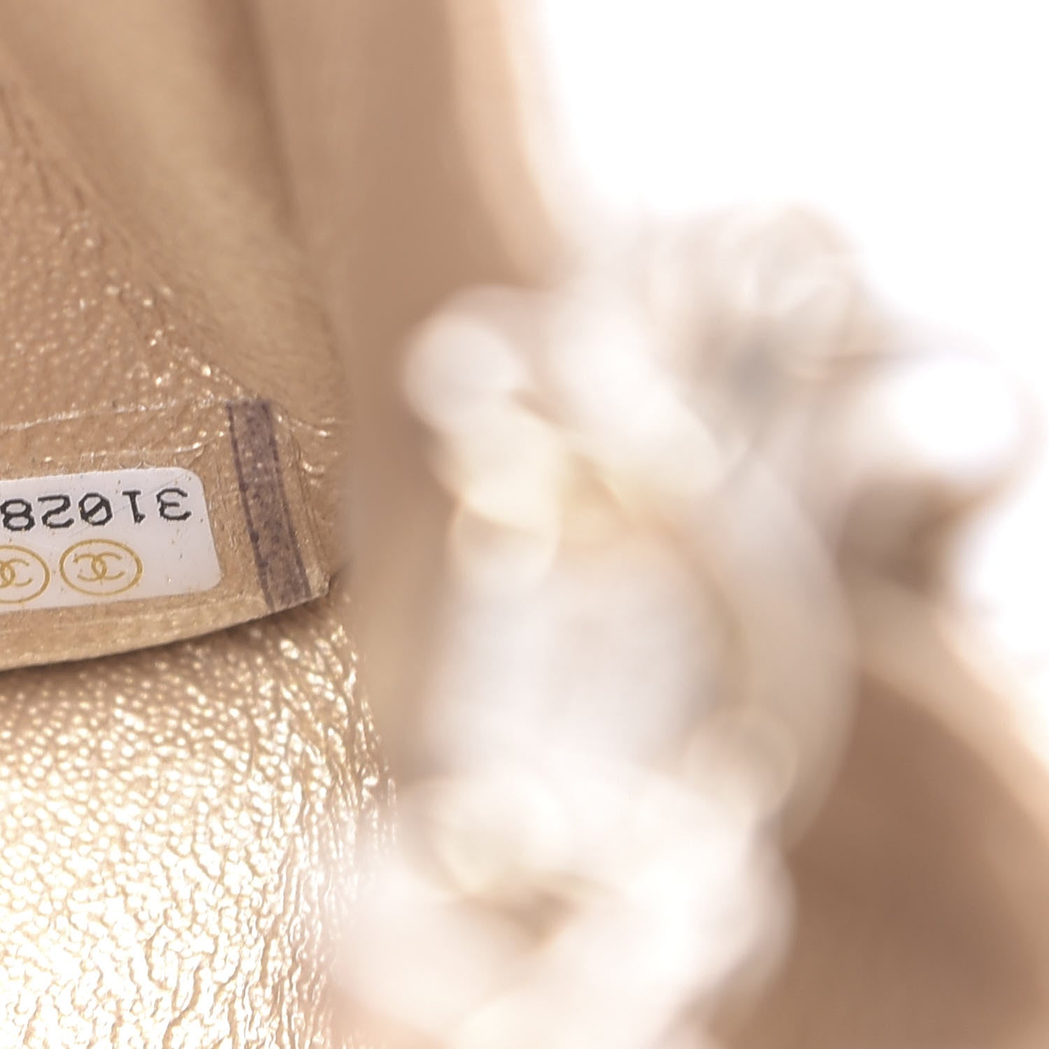 Chanel Metallic Lambskin Quilted Mini Square Flap Gold 7 of 11