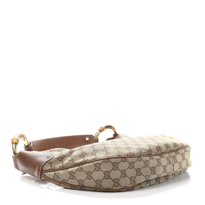 Gucci Monogram Bamboo Ring Hobo Brown 4 of 13