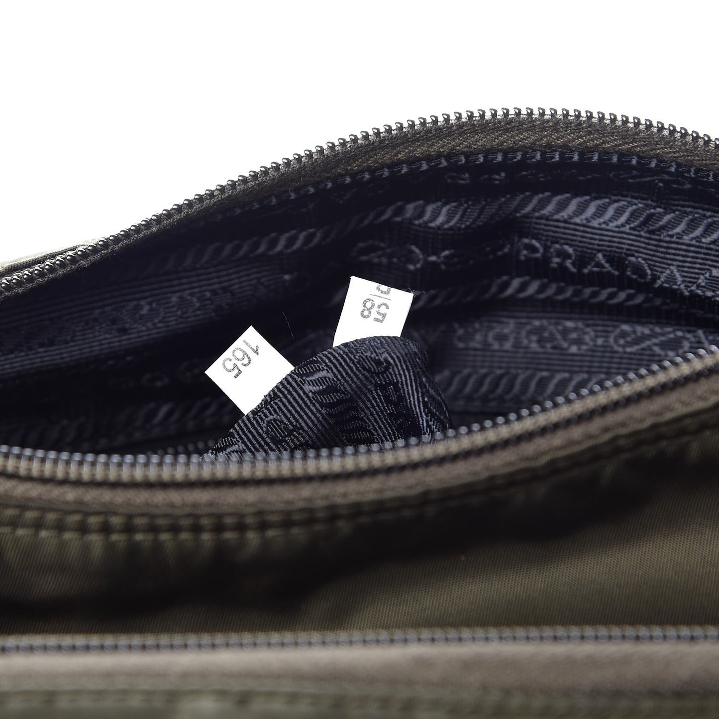 Tessuto Nylon Saffiano Messenger Bag Mimetico