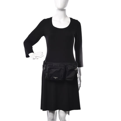 Prada Tessuto Nylon Belt Bag Black 2 of 11