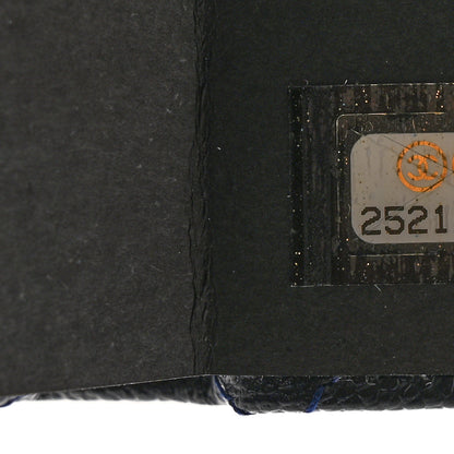 Chanel Caviar Quilted Notebook Navy Blue 7 of 9