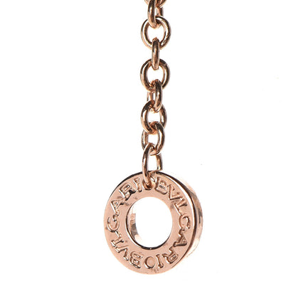 Bulgari 18K Rose Gold White Ceramic B.Zero1 Pendant Necklace 5 of 7