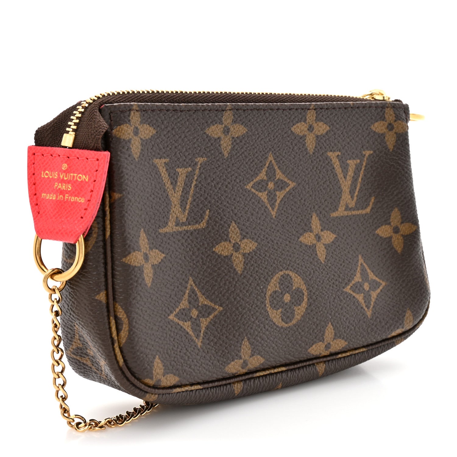 Louis Vuitton Monogram 2021 Christmas Animation London Mini Pochette Accessories Red 3 of 10