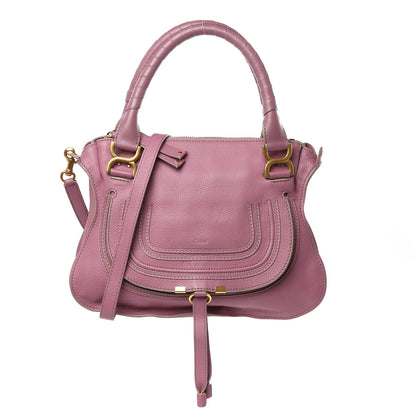Chloe Calfskin Medium Marcie Satchel Velvet Mauve 1 of 11