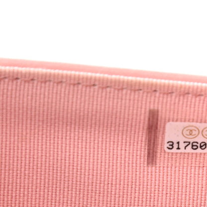 Chanel Caviar Quilted Medium Flap Wallet Pink 8 of 8