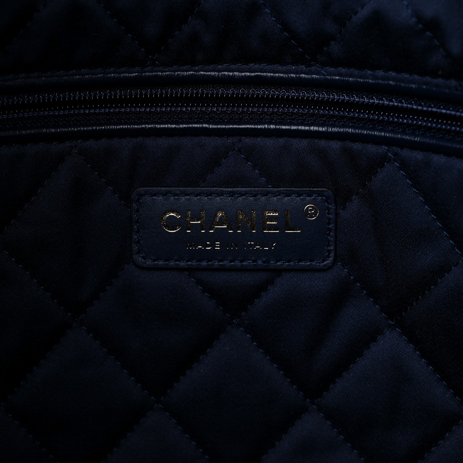 Chanel Shiny Calfskin Quilted Small Chanel 22 Navy 7 of 10