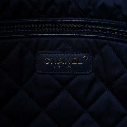 Chanel Shiny Calfskin Quilted Small Chanel 22 Navy 7 of 10